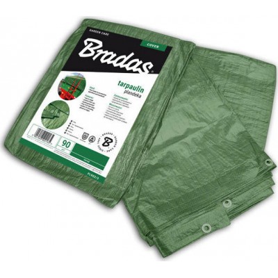 Bradas PL902/3 Αδιάβροχος Μουσαμάς 90gr/m² 2x3m με Κρίκους