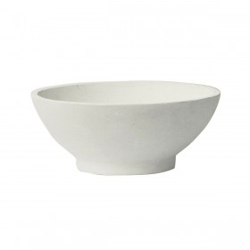 Woodwell Flower Pot-9 Λεκάνη Milk White 55x22cm