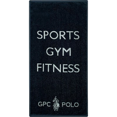 Greenwich Polo Club Essential Πετσέτα Γυμναστηρίου Βαμβακερή Μαύρη 90x45cmΚωδικός: 2594 