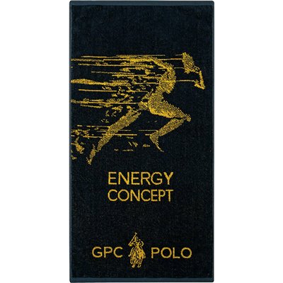Greenwich Polo Club Essential Πετσέτα Γυμναστηρίου Βαμβακερή Μαύρη 90x45cmΚωδικός: 2596 