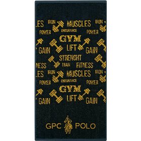 Greenwich Polo Club Essential Πετσέτα Γυμναστηρίου Βαμβακερή Μαύρη 90x45cmΚωδικός: 2640  Greenwich Polo Club Essential Πετσέτα Γυμναστηρίου Βαμβακερή Μαύρη 90x45cmΚωδικός: 2640