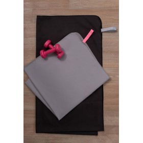 Palamaiki Active Πετσέτα Γυμναστηρίου με Μικροΐνες Γκρι 160x90cm Palamaiki Active Πετσέτα Γυμναστηρίου με Μικροΐνες Γκρι 160x90cm