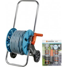 Gardena Τροχήλατη Ανέμη Ποτίσματος με Λάστιχο 20m Classic AquarollΚωδικός: 18502-20 