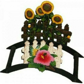 153-5528 Μαντεμένια Βάση για Λάστιχο Ποτίσματος Ήλιοι