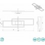 Trio Lighting Salinas Μοντέρνα Μεταλλική Πλαφονιέρα Οροφής με Ενσωματωμένο LED σε Μαύρο χρώμα 100cm ΜατΚωδικός: 620310332 