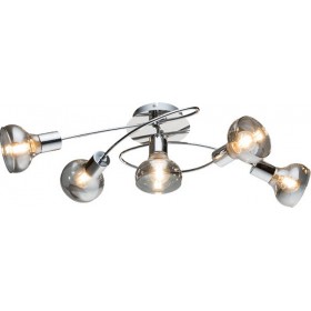 Elmark Addy Μοντέρνα Μεταλλική Πλαφονιέρα Οροφής με Ντουί E14 σε Ασημί χρώμα 30cmΚωδικός: 955ADDY5/CH 