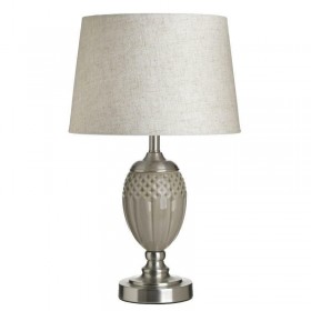 Inart Πορτατίφ με Μπεζ Καπέλο και Μπεζ ΒάσηΚωδικός: 3-15-958-0024 