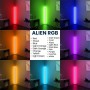 GloboStar Alien Design Μοντέρνο LED Φωτιστικό Δαπέδου Υ100xΜ32εκ. με RGB Φως σε Μαύρο ΧρώμαΚωδικός: GLOBO-100-8 