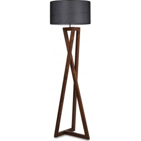 Pakoworld Κλασικό Φωτιστικό Δαπέδου Υ150xΜ45εκ. με Ντουί για Λαμπτήρα E27 σε Μαύρο ΧρώμαΚωδικός: 071-000841 