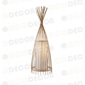 Aca Vintage Φωτιστικό Δαπέδου Υ100xΜ30εκ. με Ντουί για Λαμπτήρα E27 σε Λευκό ΧρώμαΚωδικός: TF661F100BO 