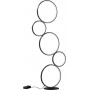 Trio Lighting Rondo Μοντέρνο LED Φωτιστικό Δαπέδου Υ115xΜ47εκ. με Θερμό Λευκό Φως σε Μαύρο ΧρώμαΚωδικός: 422610532 