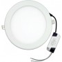 Eurolamp Στρογγυλό Χωνευτό LED Panel Ισχύος 20W με Φυσικό Λευκό Φως 22.5x22.5εκ. 145-68011