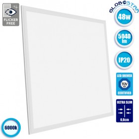 GloboStar Τετράγωνο Χωνευτό LED Panel Ισχύος 48W με Ψυχρό Λευκό Φως 60x60εκ. 01805 GloboStar Τετράγωνο Χωνευτό LED Panel Ισχύος 48W με Ψυχρό Λευκό Φως 60x60εκ. 01805