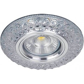 Elmark Στρογγυλό Γυάλινο Χωνευτό Σποτ με Ντουί GU5.3 MR16 3W Διάφανο 10x10cmΚωδικός: 925775S/CL 