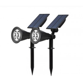 Hoppline Σετ Στεγανών Καρφωτών Ηλιακών Φωτιστικών IP65 σε Μαύρο Χρώμα HOP1001041 Hoppline Σετ Στεγανών Καρφωτών Ηλιακών Φωτιστικών IP65 σε Μαύρο Χρώμα HOP1001041