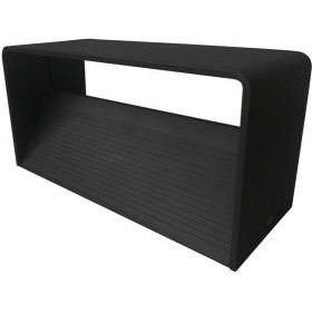 GloboStar Στεγανή Επιτοίχια Πλαφονιέρα Εξωτερικού Χώρου με Ενσωματωμένο LED σε Μαύρο Χρώμα 93057