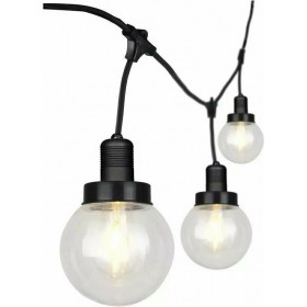 V-TAC VT-720S Γιρλάντα Φωτισμού Εξωτερικού Χώρου 3m Μαύρο Ματ με 6 Ντουί Ε27 IP65 8971 V-TAC VT-720S Γιρλάντα Φωτισμού Εξωτερικού Χώρου 3m Μαύρο Ματ με 6 Ντουί Ε27 IP65 8971