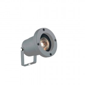 Lucas LED Στεγανό Φωτιστικό Led Καρφωτό Spot Κήπου GU10 Γκρί Αλουμίνιο GL5001G