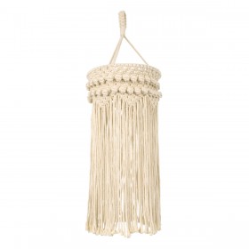 GloboStar Uganda Καπέλο Φωτιστικού Μπεζ με Διάμετρο 25cm