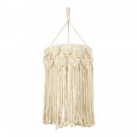 GloboStar Congo Καπέλο Φωτιστικού Μπεζ με Διάμετρο 30cm