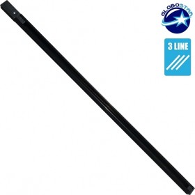 GloboStar Ράγα Φωτιστικών Διφασική 3 Καλωδίων 1 Μέτρο Μαύρη σε Μαύρο Χρώμα 93021 GloboStar Ράγα Φωτιστικών Διφασική 3 Καλωδίων 1 Μέτρο Μαύρη σε Μαύρο Χρώμα 93021