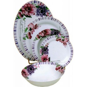 Mona Lisa Σερβίτσιο Πιάτων από Πορσελάνη Μωβ 20τμχΚωδικός: GC-316-20 