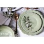 Espiel Tiffany Πιάτο Βαθύ Κεραμικό Φυστικί με Διάμετρο 24cmΚωδικός: RSL102 