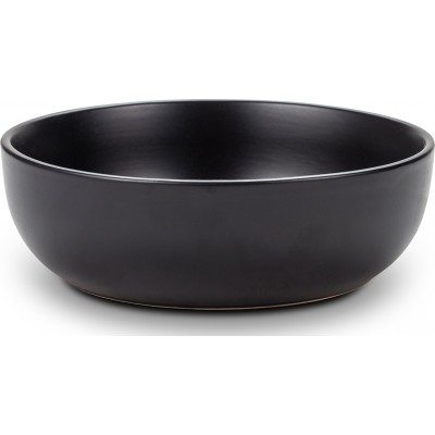 Nava Πιάτο Βαθύ Πιάτο Βαθύ Κεραμικό Μαύρο με Διάμετρο 19cmΚωδικός: 10-141-053 