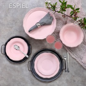Espiel Tiffany Πιάτο Γλυκού Κεραμικό Ροζ με Διάμετρο 21cmΚωδικός: RSP103K6  Espiel Tiffany Πιάτο Γλυκού Κεραμικό Ροζ με Διάμετρο 21cmΚωδικός: RSP103K6