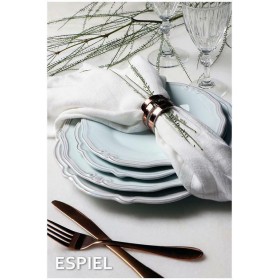Espiel Tiffany Πιάτο Γλυκού Κεραμικό Γαλάζιο με Διάμετρο 21cmΚωδικός: RSB103K6  Espiel Tiffany Πιάτο Γλυκού Κεραμικό Γαλάζιο με Διάμετρο 21cmΚωδικός: RSB103K6