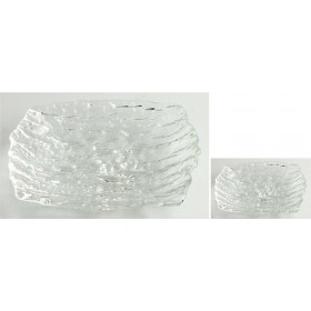 Espiel Ramos Πιάτο Γλυκού Γυάλινο Διάφανο 19x17cm 7τμχΚωδικός: AD9201 