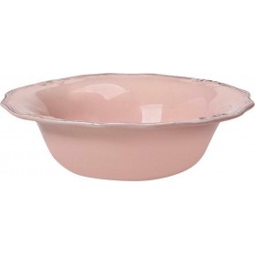 Espiel Tiffany Σαλατιέρα Κεραμική Ροζ 26x26x7cmΚωδικός: RSP110 
