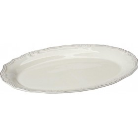 Espiel Tiffany Πιατέλα Σερβιρίσματος Οβάλ Κεραμική Κρεμ 34x34cmΚωδικός: RSC105 