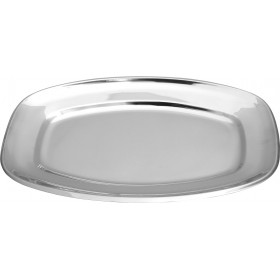 Max Home Πιατέλα Σερβιρίσματος Οβάλ Ανοξείδωτη Ασημί 45cmΚωδικός: UR40694500 