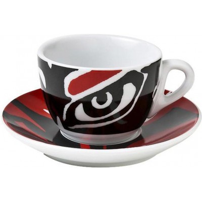 Espiel Dragon Eye Σετ Φλιτζάνια Espresso από Πορσελάνη Μαύρα 6τμχΚωδικός: SBD591 