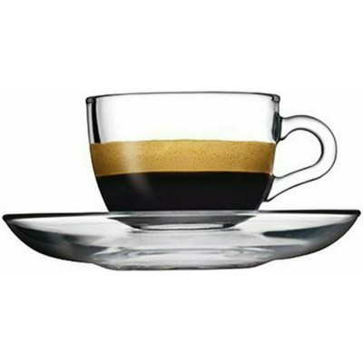 Basic Σετ Φλιτζάνια Espresso Γυάλινα Διάφανα 90ml 6τμχΚωδικός: SP97984K6 