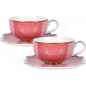 PiP Studio Royal Σετ Φλιτζάνια Espresso από Πορσελάνη Ροζ 125ml 2τμχΚωδικός: 51004073  PiP Studio Royal Σετ Φλιτζάνια Espresso από Πορσελάνη Ροζ 125ml 2τμχΚωδικός: 51004073