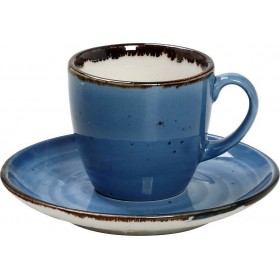 Espiel Terra Φλιτζάνι Espresso από Πορσελάνη Μπλε 90mlΚωδικός: TLF112  Espiel Terra Φλιτζάνι Espresso από Πορσελάνη Μπλε 90mlΚωδικός: TLF112