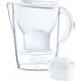 Brita Marella Κανάτα Σερβιρίσματος Πλαστική White με 3 Ανταλλακτικά Φίλτρα Maxtra+ 2400ml
