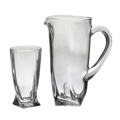 Click Κανάτα Σερβιρίσματος με Ποτήρια Γυάλινη Transparent 700ml 7τμχΚωδικός: 6-60-504-0042 