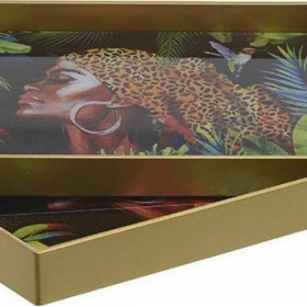 Inart Δίσκος Σερβιρίσματος Πλαστικός Πολύχρωμος 40x30x4cm 2τμχΚωδικός: 3-70-684-0013  Inart Δίσκος Σερβιρίσματος Πλαστικός Πολύχρωμος 40x30x4cm 2τμχΚωδικός: 3-70-684-0013