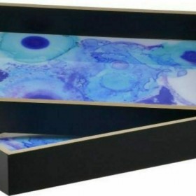 Inart Abstract Δίσκος Σερβιρίσματος Ξύλινος Πολύχρωμος 40x30x8cm 2τμχΚωδικός: 3-70-151-0354  Inart Abstract Δίσκος Σερβιρίσματος Ξύλινος Πολύχρωμος 40x30x8cm 2τμχΚωδικός: 3-70-151-0354