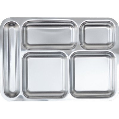 Fueco Δίσκος Σερβιρίσματος Inox Ασημί 40x28cmΚωδικός: SSTR5-304-0.70 