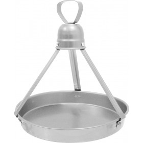 Δίσκος Καφενείου Μεταλλικός Ασημί 40x40cmΚωδικός: AL-DKF-40/AL 