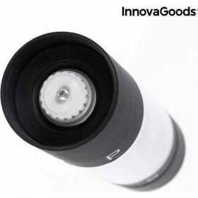 InnovaGoods Χειροκίνητος Μύλος Μπαχαρικών 2 Θέσεων Πλαστικός σε Μαύρο Χρώμα 22cmΚωδικός: V0100906 