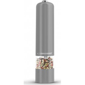 Esperanza Ηλεκτρικός Μύλος Πιπεριού Inox σε Γκρι Χρώμα 23cmΚωδικός: EKP001E 