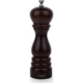 Bisetti Roma Χειροκίνητος Μύλος Αλατιού Ξύλινος σε Καφέ Χρώμα 19cmΚωδικός: 6151MST 