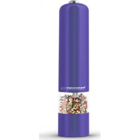 Esperanza Ηλεκτρικός Μύλος Μπαχαρικών Μεταλλικός σε Μωβ Χρώμα 23cmΚωδικός: EKP001V 