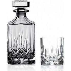 RCR Opera Καράφα Σερβιρίσματος Ουίσκι Κρυστάλλινη με Πώμα και Ποτήρια 750ml 7τμχ RCR Opera Καράφα Σερβιρίσματος Ουίσκι Κρυστάλλινη με Πώμα και Ποτήρια 750ml 7τμχ