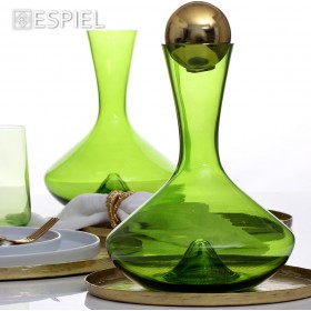 Espiel Καράφα Σερβιρίσματος Κρασιού Γυάλινη σε Πράσινο Χρώμα 1500ml Espiel Καράφα Σερβιρίσματος Κρασιού Γυάλινη σε Πράσινο Χρώμα 1500ml